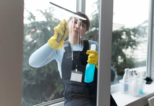 Nettoyage de vitres intérieures et extérieures à Azay-le-Brûlé
